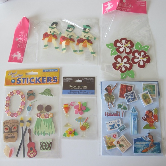 Island Heritage Other - Scrapbooking Sticker Bundle For Paper Crafts Honeymoon Hawaii Vacation NWT
